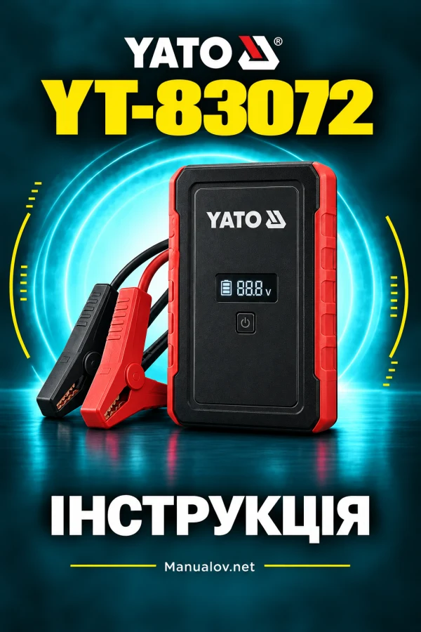 YATO YT-83072 — instrukcja po ukraińsku