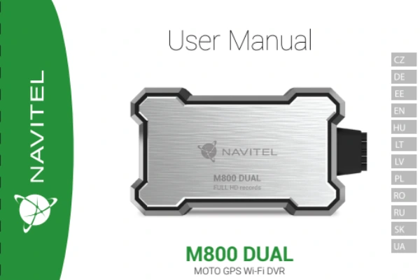 Navitel M800 Dual — instrukcja obsługi