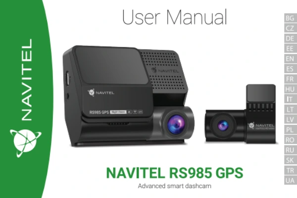 Navitel RS985 GPS — instrukcja obsługi
