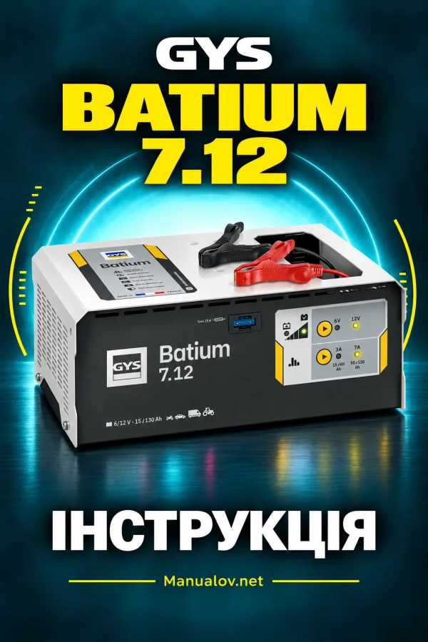 GYS BATIUM 7.12 — instrukcja po polsku