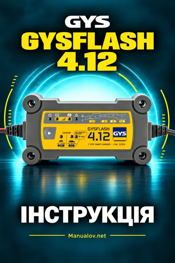 GYS GYSFLASH 4.12 — instrukcja po polsku