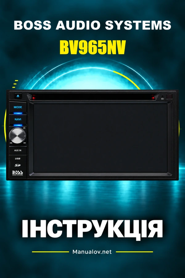 BOSS BN965BLC — інструкція з експлуатації