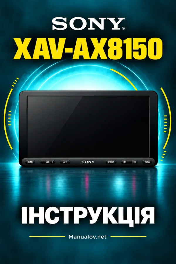 Sony XAV-AX8150 — instrukcja po polsku