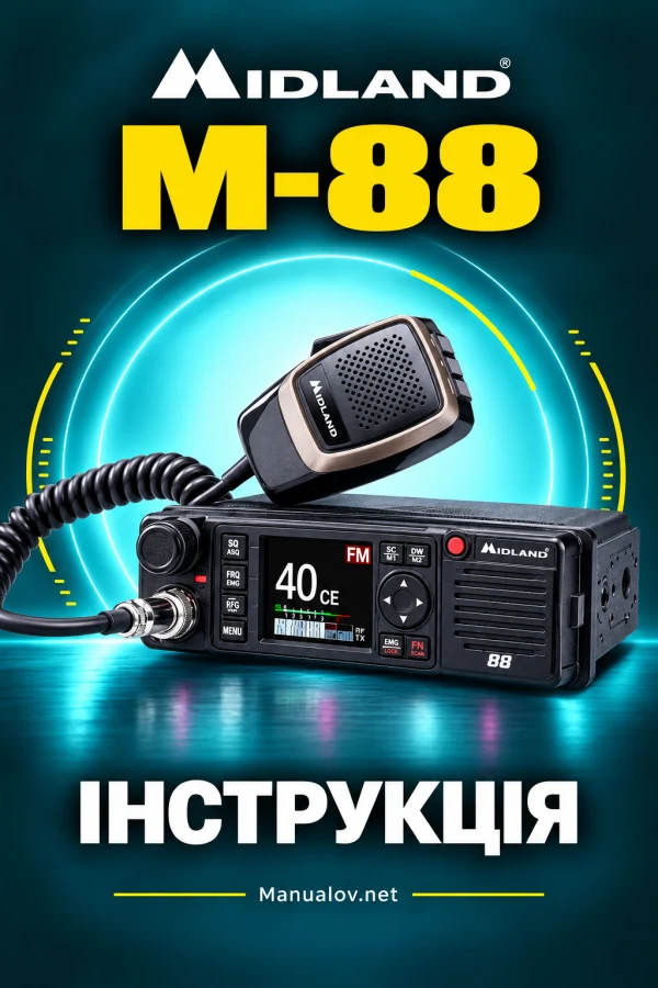 Midland M-88 — інструкція польською мовою