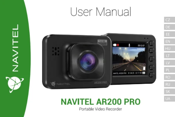 Navitel AR200 Pro — instrukcja po ukraińsku
