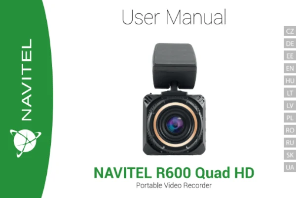 Navitel R600 Quad HD — instrukcja po ukraińsku
