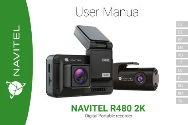 Navitel R480 2K — instrukcja obsługi