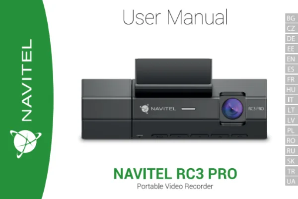 Navitel RC3 Pro — instrukcja obsługi