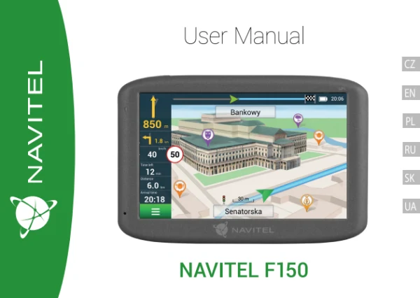 Navitel F150 — інструкція українською мовою