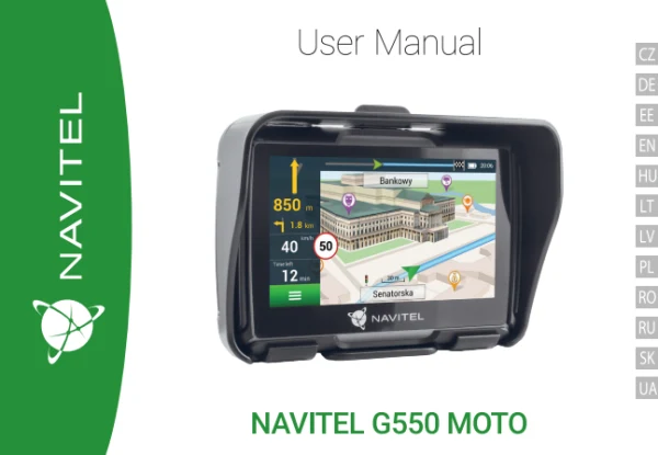 Navitel G550 MOTO — інструкція українською мовою