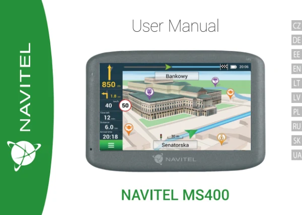 Navitel MS400 — інструкція українською мовою