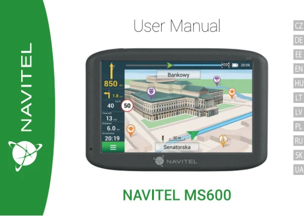 Navitel MS600 — інструкція українською мовою