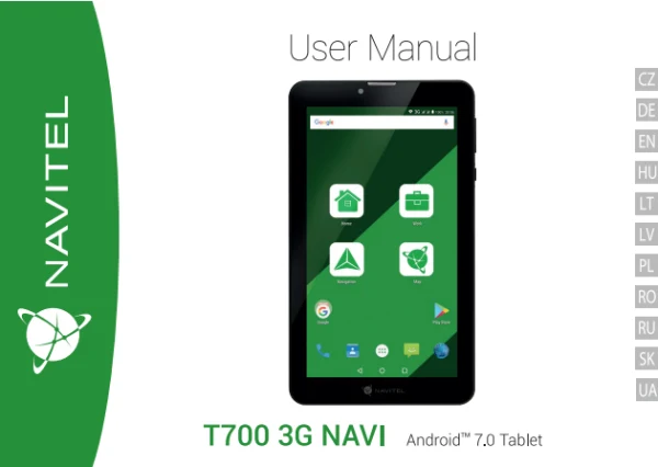 Navitel T700 3G NAVI — інструкція українською мовою