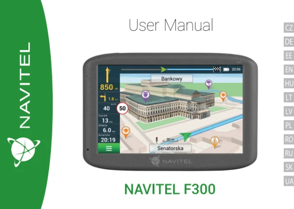 Navitel F300 — інструкція українською мовою