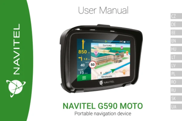 Navitel G590 MOTO — інструкція українською мовою