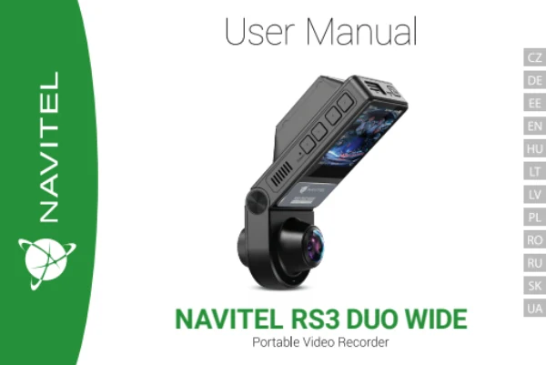 Navitel RS3 DUO WIDE — instrukcja po ukraińsku