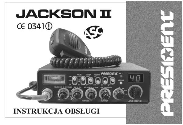President JACKSON II ASC — instrukcja po polsku