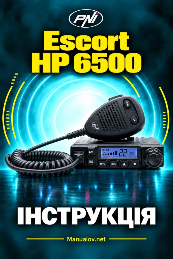 PNI Escort HP 6500 — instrukcja po polsku