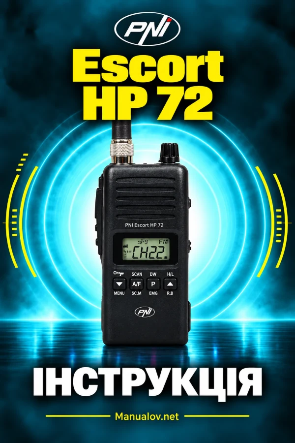 PNI Escort HP72 — instrukcja po polsku