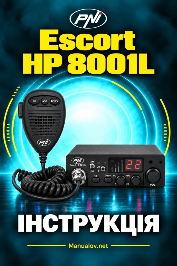 PNI Escort HP 8001L — instrukcja po polsku