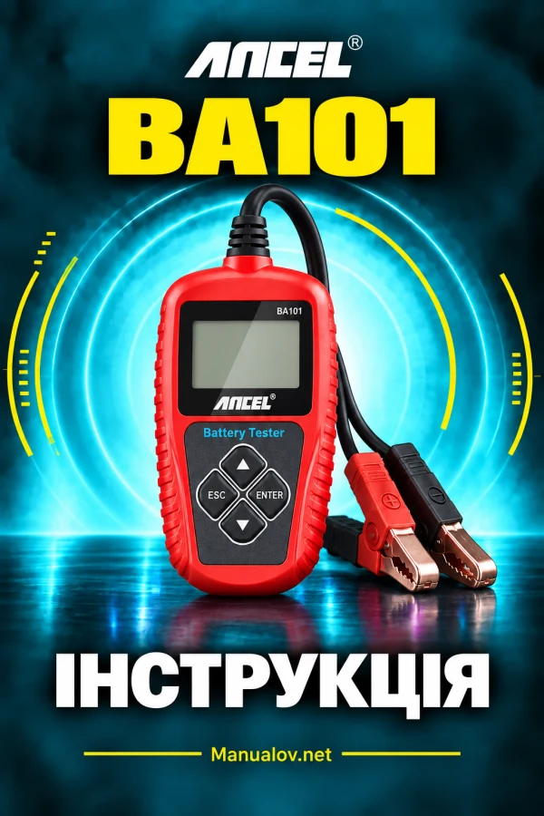 ANCEL BA101 — instrukcja po angielsku