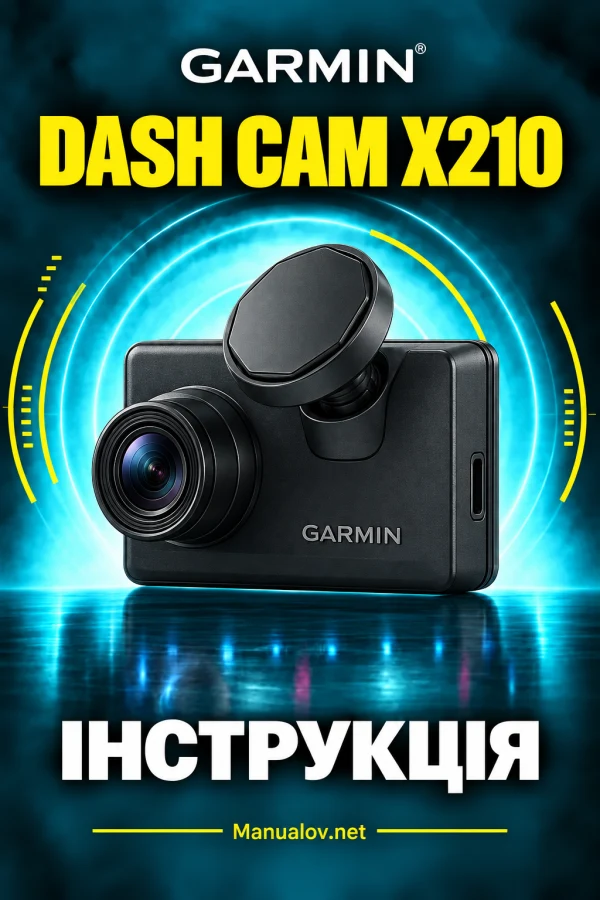 Garmin Dash Cam X210 — instrukcja po polsku