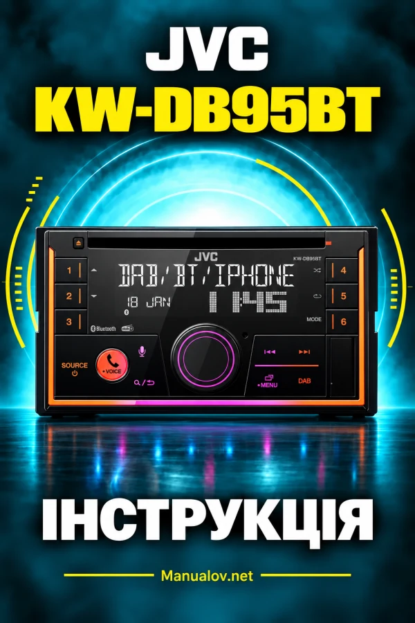 JVC KW-DB95BT — інструкція польською мовою