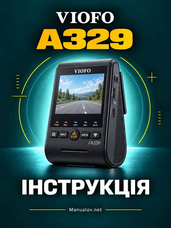 VIOFO A329 — instrukcja obsługi