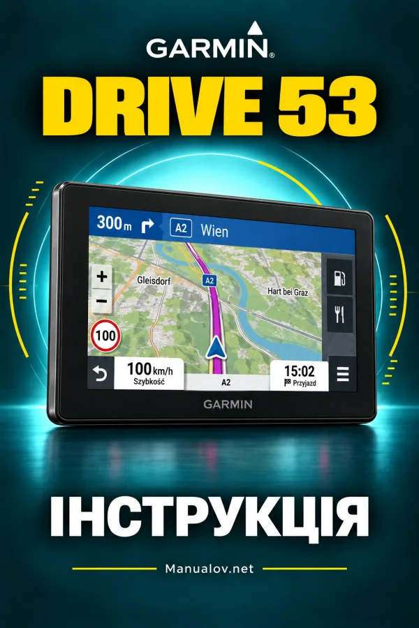 Garmin Drive 53 — інструкція англійською мовою