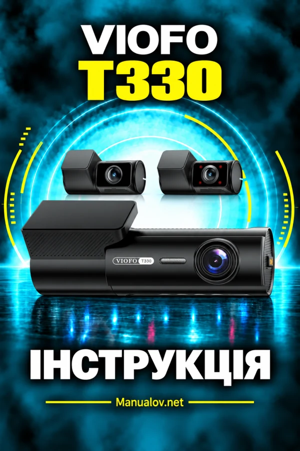 VIOFO T330 — instrukcja po angielsku