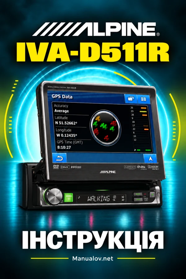 Alpine IVA-D511R — інструкція польською мовою
