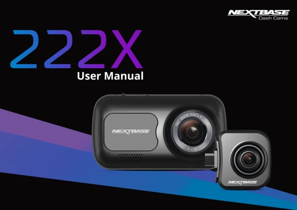 Nextbase 222X — instrukcja po angielsku