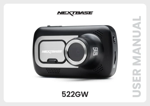 Nextbase 522GW — instrukcja po angielsku