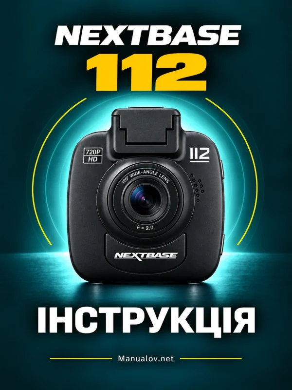 Nextbase 112 — instrukcja po angielsku