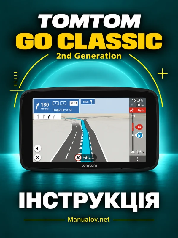 TomTom GO Classic 2nd Generation — instrukcja po angielsku