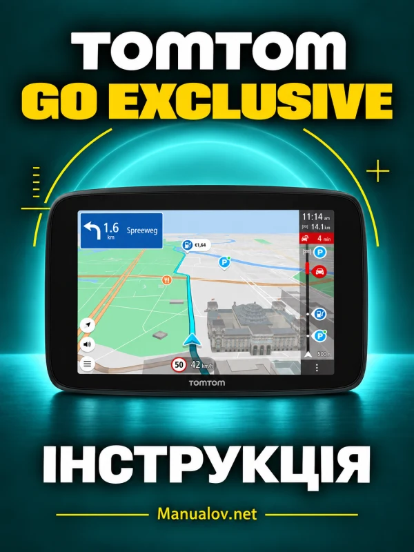 TomTom GO Exclusive — instrukcja po angielsku