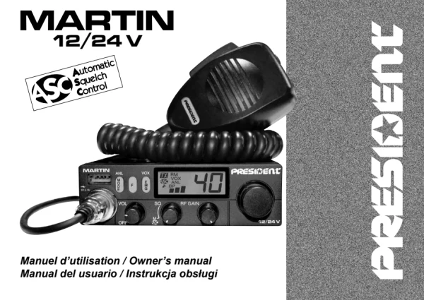 President MARTIN — instrukcja po polsku