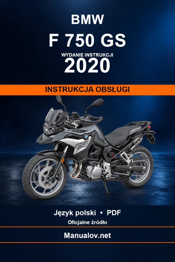 BMW F 750 GS — видання 2020 — інструкція з експлуатації
