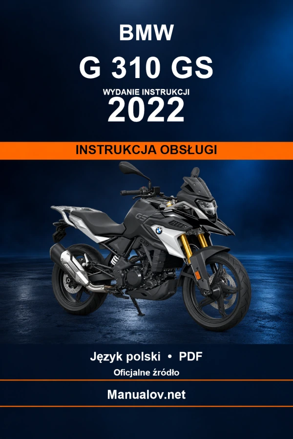 BMW G 310 GS — видання 2022 — інструкція з експлуатації