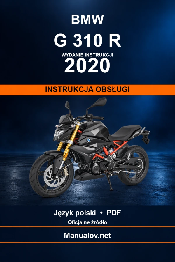 BMW G 310 R — видання 2020 — інструкція з експлуатації