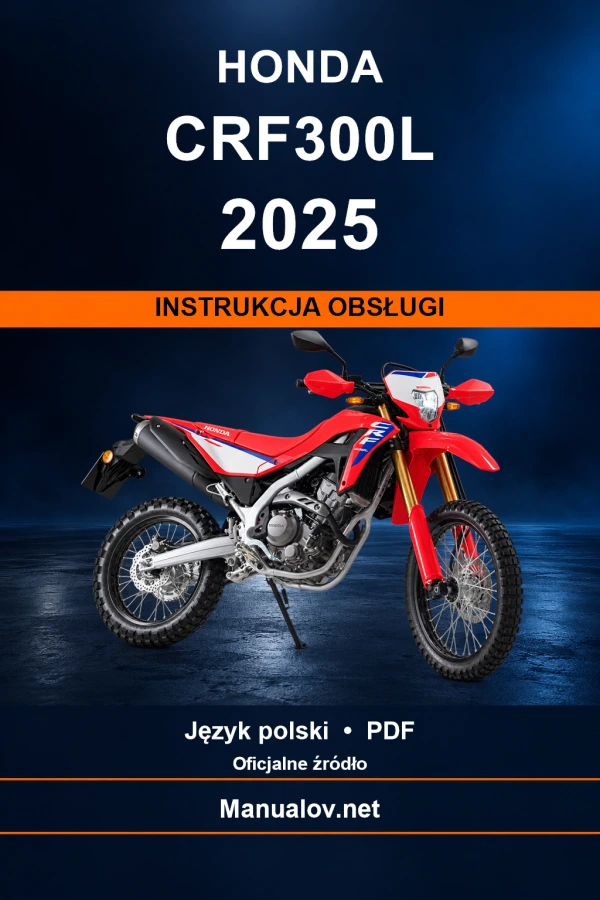 Honda CRF300L 2025 — інструкція з експлуатації Honda CRF300L 2025 — інструкція з експлуатації