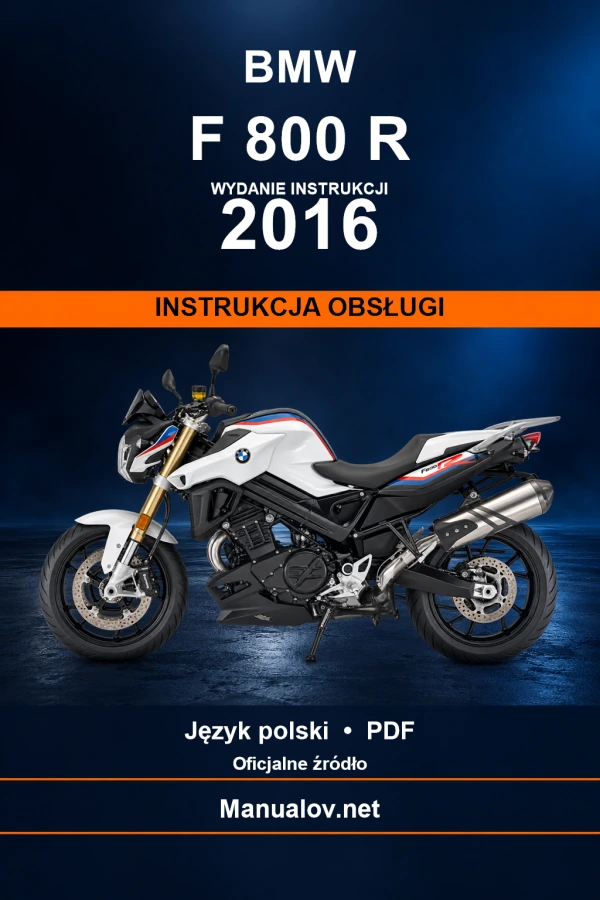 BMW F 800 R — видання 2016 — інструкція з експлуатації