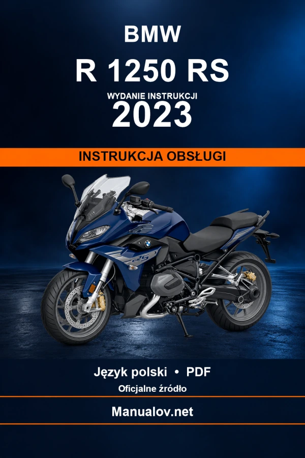 BMW R 1250 RS — видання 2023 — інструкція з експлуатації