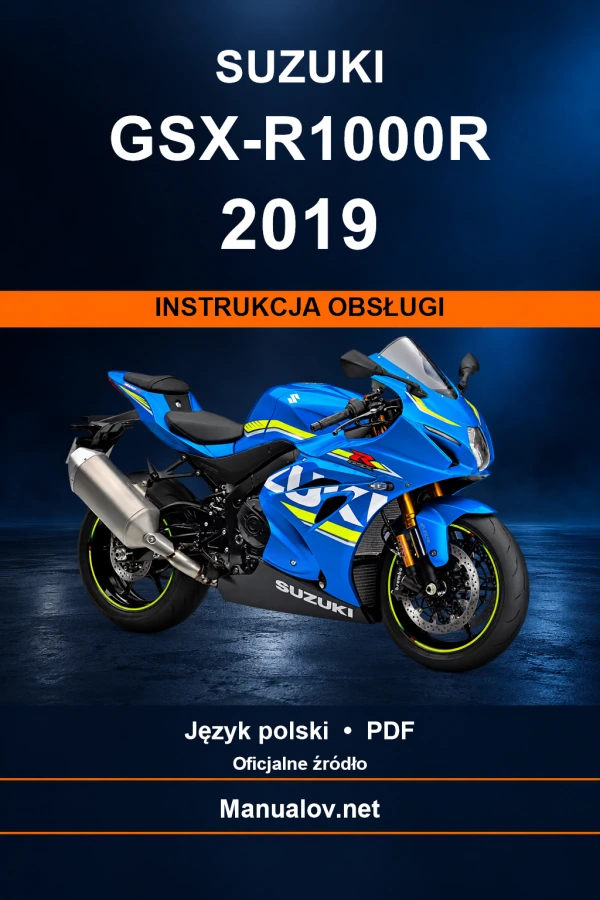Suzuki GSX-R1000R 2019 — інструкція з експлуатації