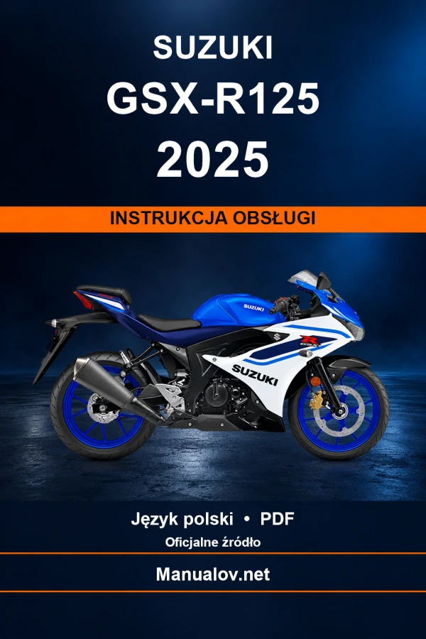 Suzuki GSX-R125 2025 — інструкція з експлуатації