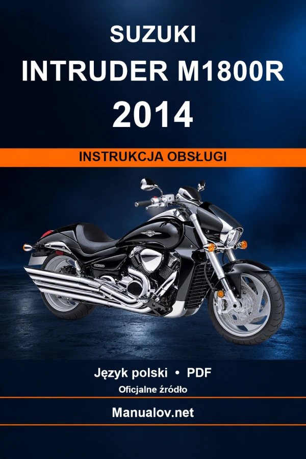 Suzuki Intruder M1800R 2014 — інструкція з експлуатації