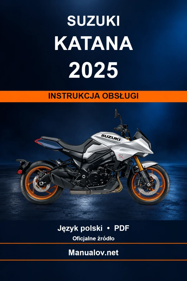 Suzuki Katana 2025 — інструкція з експлуатації Suzuki Katana 2025 — інструкція з експлуатації