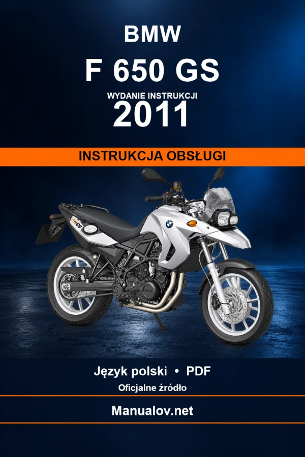 BMW F 650 GS — видання 2011 — інструкція з експлуатації