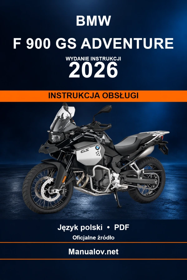 BMW F 900 GS Adventure — видання 2026 — інструкція з експлуатації