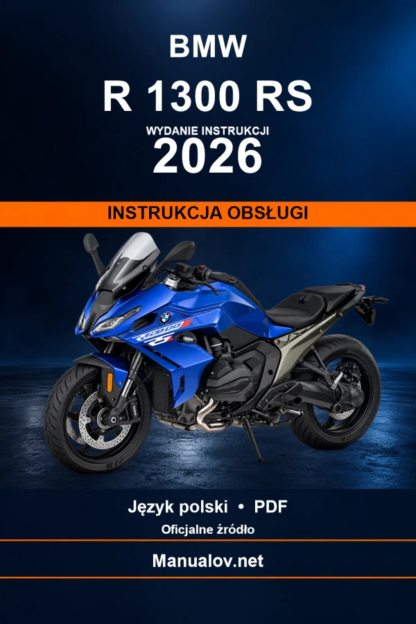 BMW R 1300 RS — видання 2026 — інструкція з експлуатації